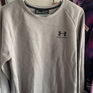 Under armour gray crewneck